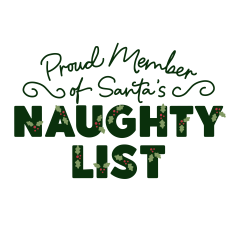 Naughty List Funny Christmas Cutfile