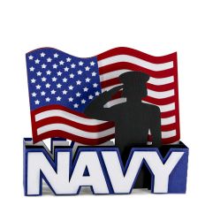 Navy Female Box Card SVG