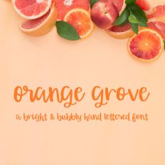 Orange Grove Script Font