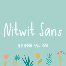 Nitwit Sans Font