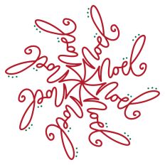 Noel Mandala Design - Snowflake Design