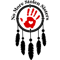 No More Stolen Sisters MMIW Dreamcatcher With Handprint