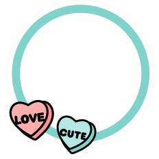 Note Card Candy Hearts Hey Sugar Valentine’s Day - Print and Cut