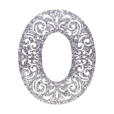 Number Zero Paisley Monogram