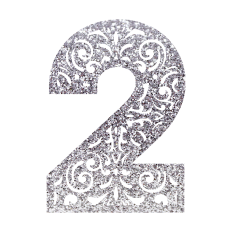Number Two Paisley Monogram