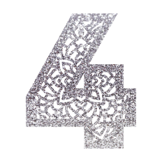 Number Four Mandala Monogram