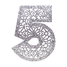 Number Five Mandala Monogram