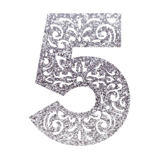 Number Five Paisley Monogram