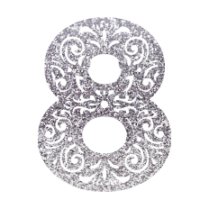 Number Eight Paisley Monogram