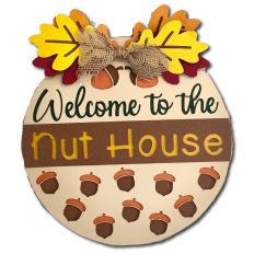 Welcome to the Nut House Door Decor