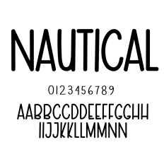 Nautical Font