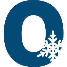Snowflake Monogram O