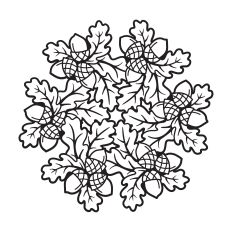 Oak Leaves Mandala