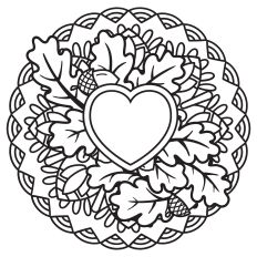 Oak Leaves Mandala