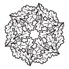 Autumn Leaves Mandala