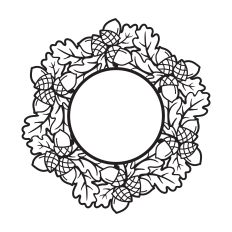 Oak Leaves Frame