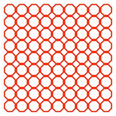 Octagon Repeating SVG Design Template Multipurpose
