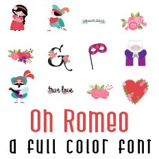Oh Romeo Full Color Font
