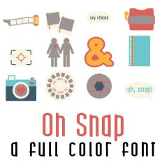 Oh Snap Full Color Font