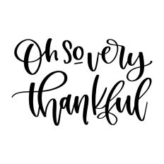 Oh So Very Thankful