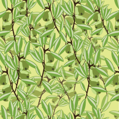 Olive Branch Pattern Paper