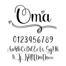 Oma Handwritten Font