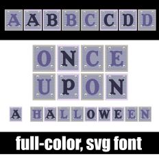 Once Upon a Halloween Color Font