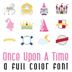 Once Upon A Time Full Color Font
