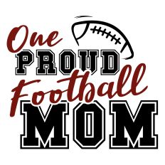 One Proud Football Mom SVG Quote