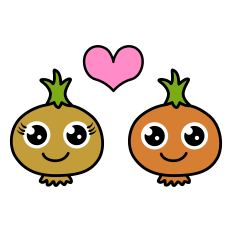 Cute Onion Couple