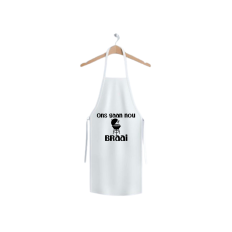 Ons Gaan Nou Braai SVG – South African BBQ Grill Cutting File Apron