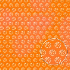 Orange Basketball Background Pattern