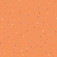 Orange Dots Halloween Background Pattern