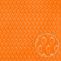 orange teacher cup background printable paper