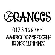 Oranges Font