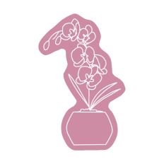 Orchid Sticker