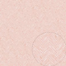 ORGANIC CHEVRON ZIGZAG STRIPES PEACH ORANGE - RABEA BILZ