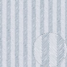 VERTICALLY STRIPED ZIGZAG CHEVRON DUSTY BLUE – RABEA BILZ