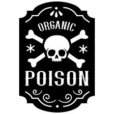 organic poison label