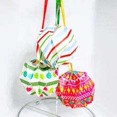 3D Origami Christmas Ornament/Bauble