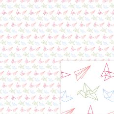 origami digital paper
