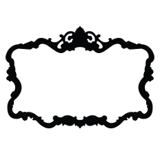 Vintage Ornate Frame Cut File