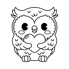 Cute Owl SVG | Valentine's Day SVG