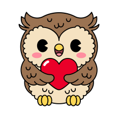 Cute Owl SVG | Valentine's Day SVG