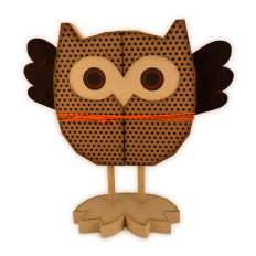 Owl 3D Standing Figure