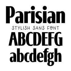 BFC Parisian Chunky Stylish Sans Display Font