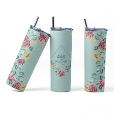Bible Verse Tumbler Wrap – 20 oz Sublimation Design 