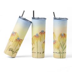 You Are My Sunshine Tumbler Wrap – 20 oz Sublimation Design 