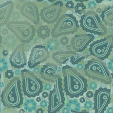 Paisley on Stained Glass Repeatable Pattern