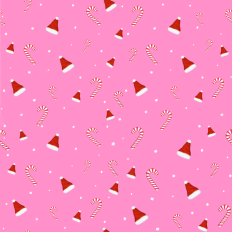 Candy cane pattern - Pink
